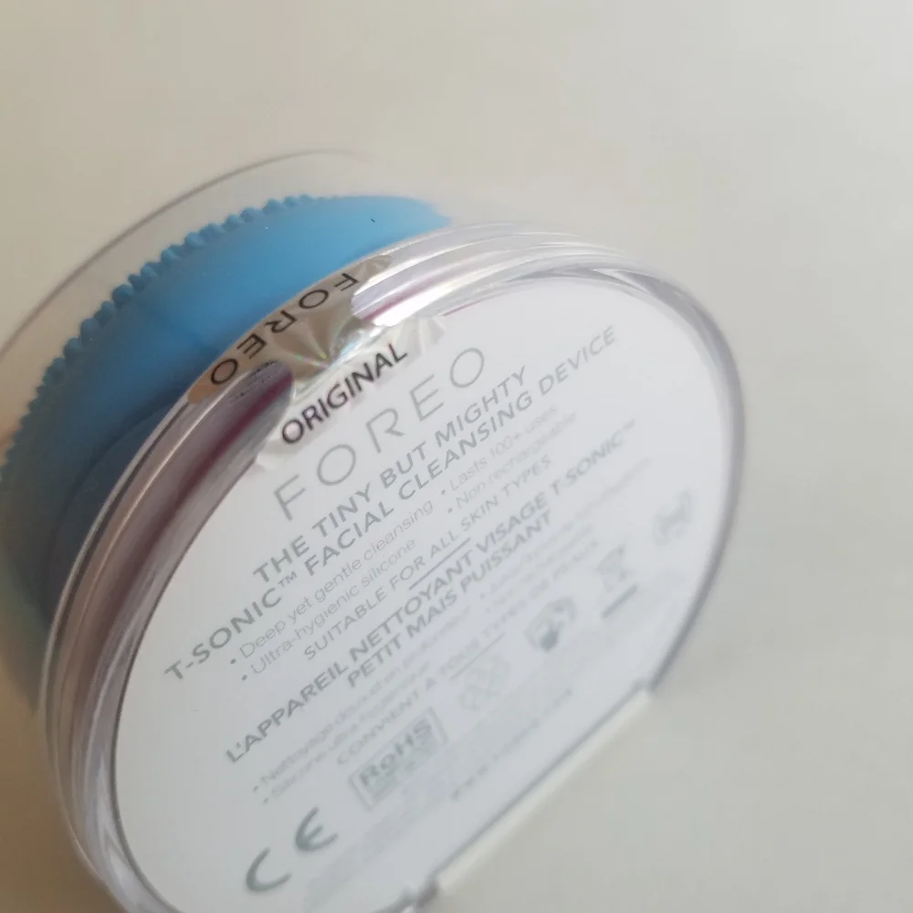 FOREO LUNA play Facial T-Sonic Cleansing Device Aquamarine Blue Brand New Sealed